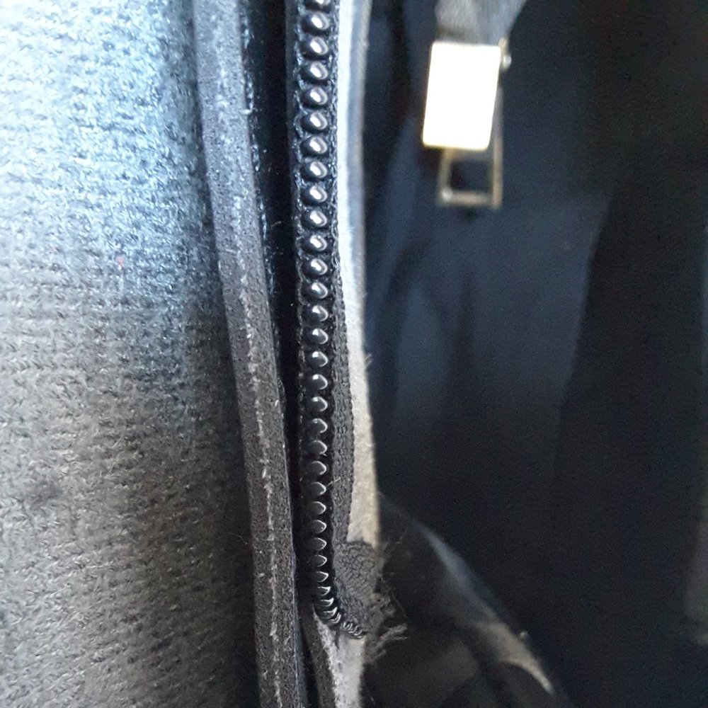 FAUX LEATHER BLACK BACKPACK - Picture 7 of 7